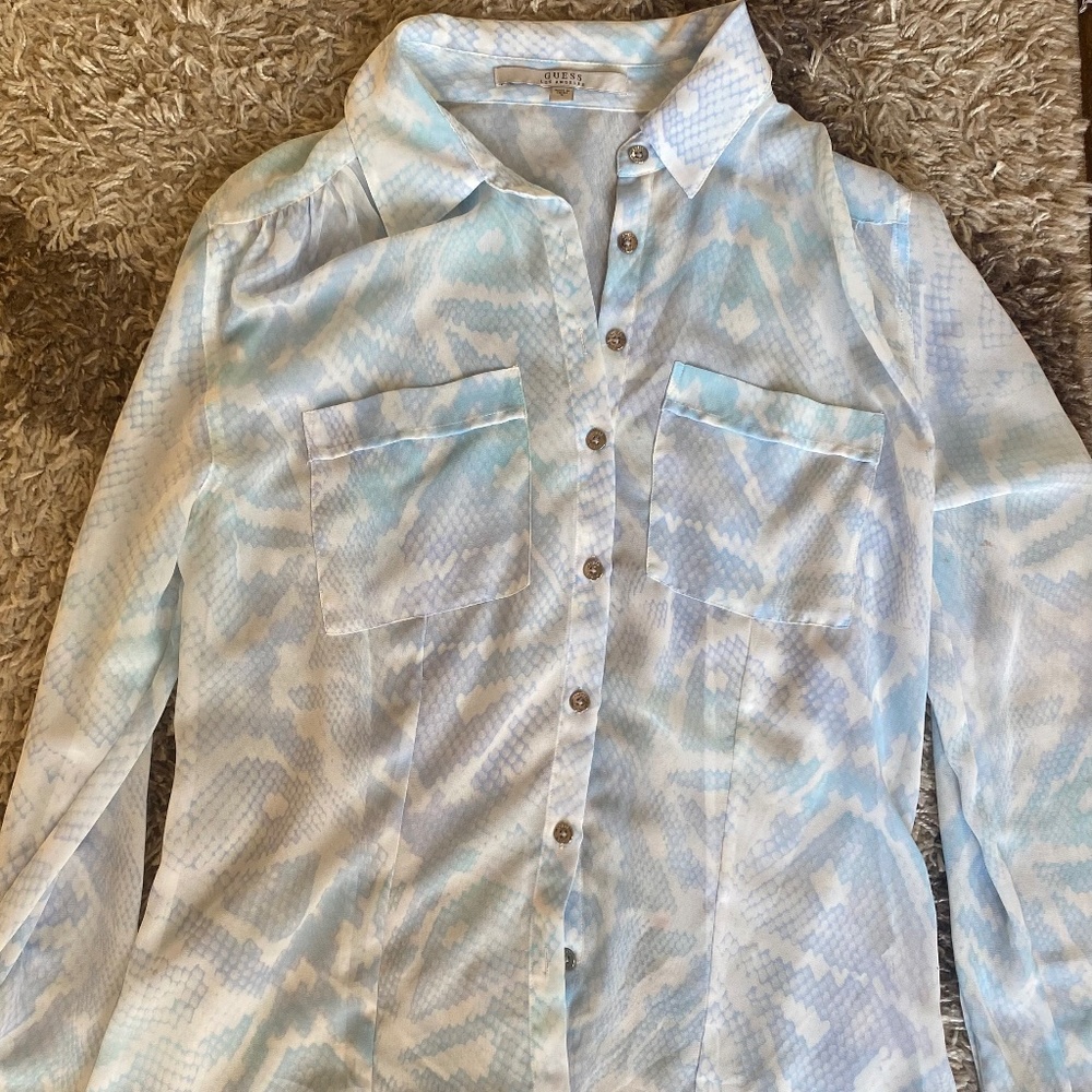 GUESS sheer blouse
